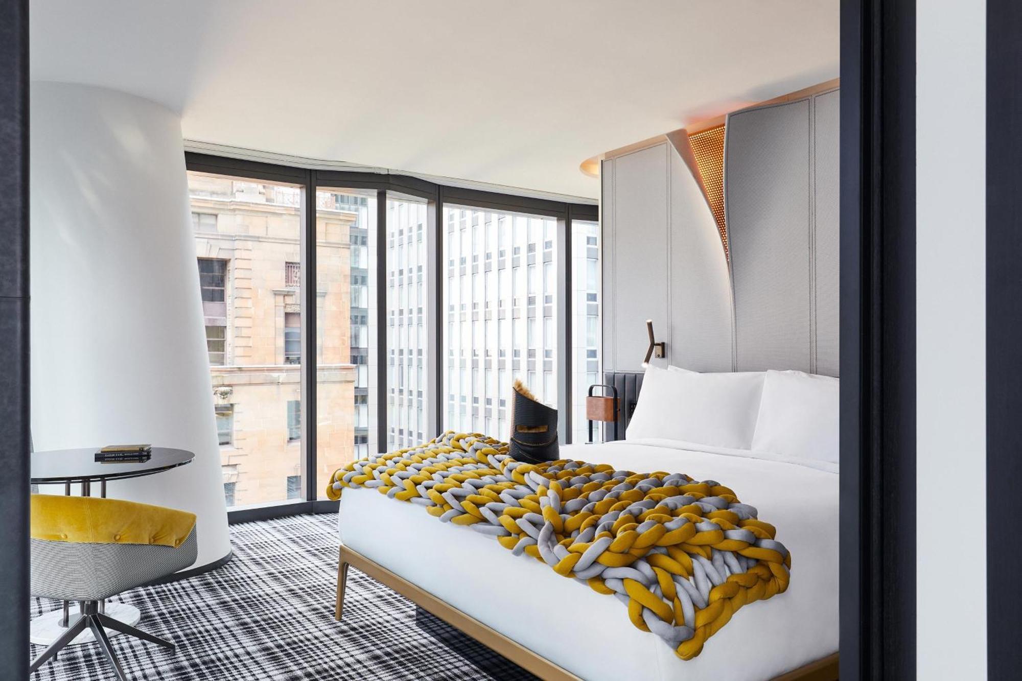 Hotel W Melbourne City Exterior foto A bedroom at the Standard East Village
