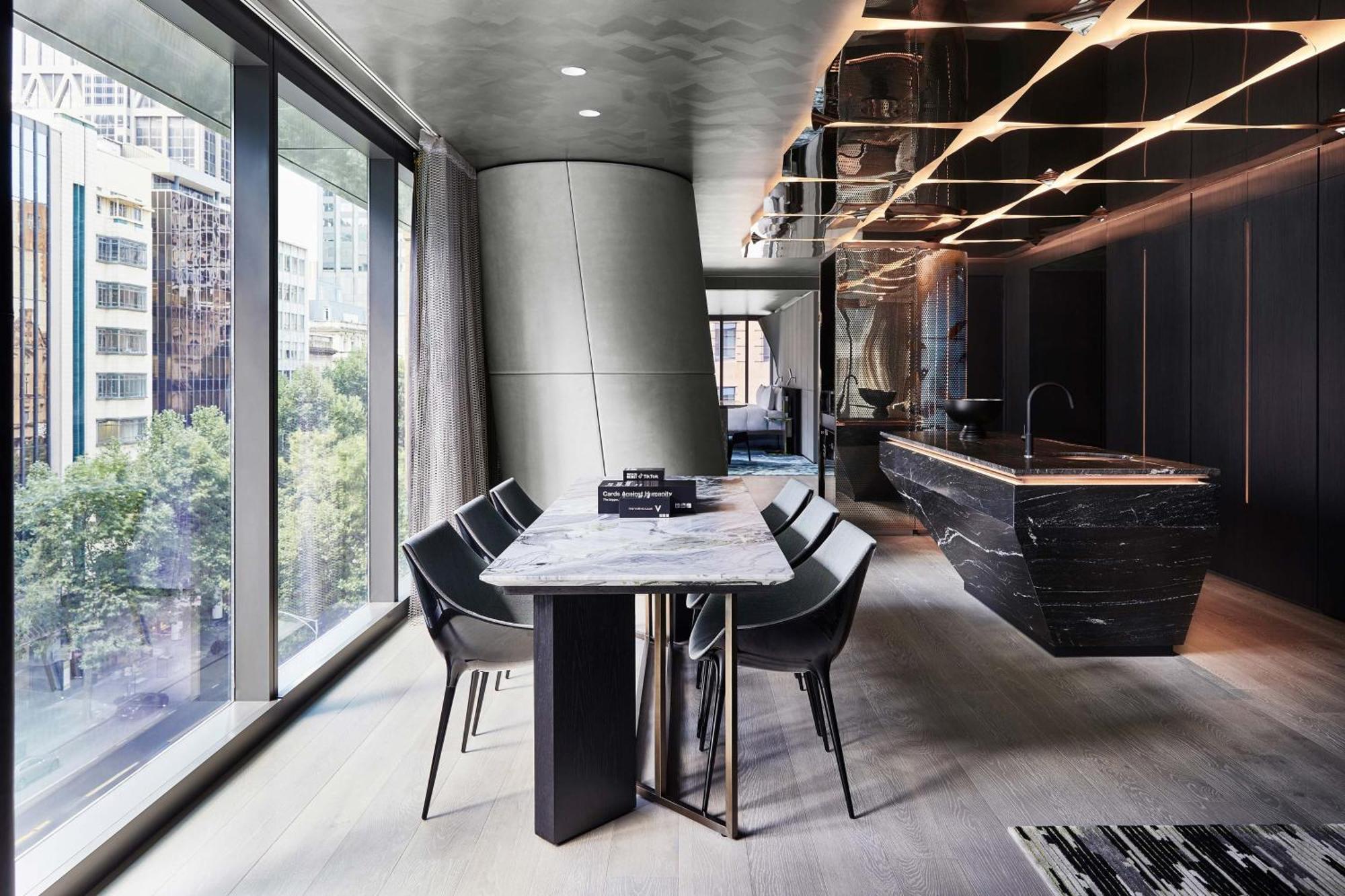 Hotel W Melbourne City Exterior foto The kitchen and dining area